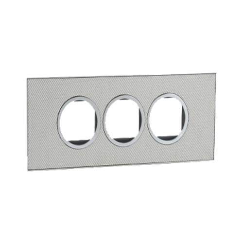 Legrand Arteor 6M Woven Metal Cover Plate With Frame, 5763 67